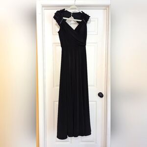 Black formal gown by Patra